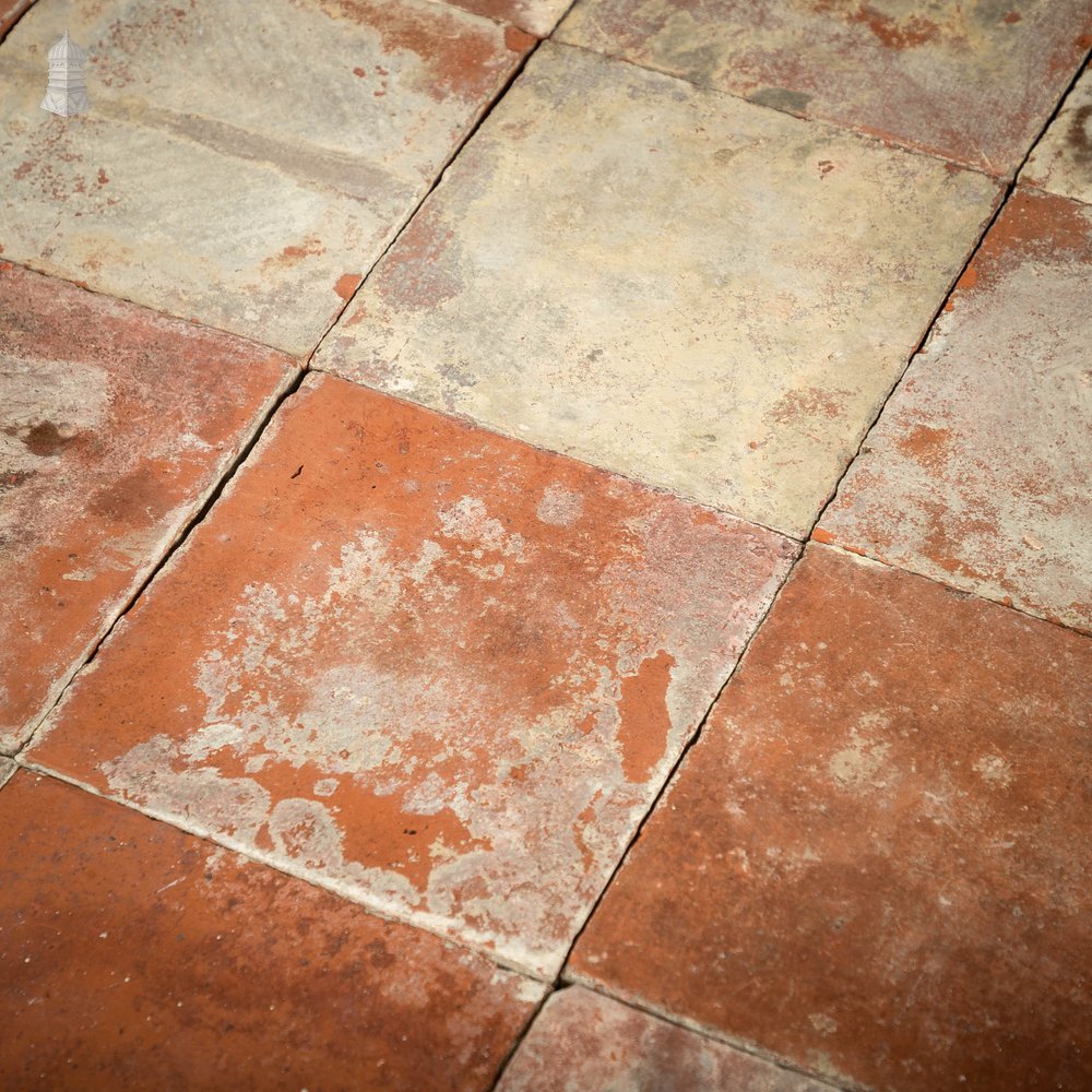 Red Quarry Tiles, 9” x 9”, Batch of 272 – 14 Square Metres