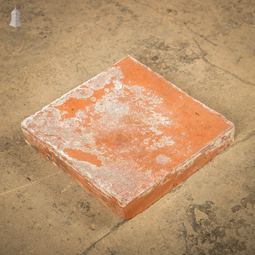 Red Quarry Tiles, 9” x 9”, Batch of 272 – 14 Square Metres