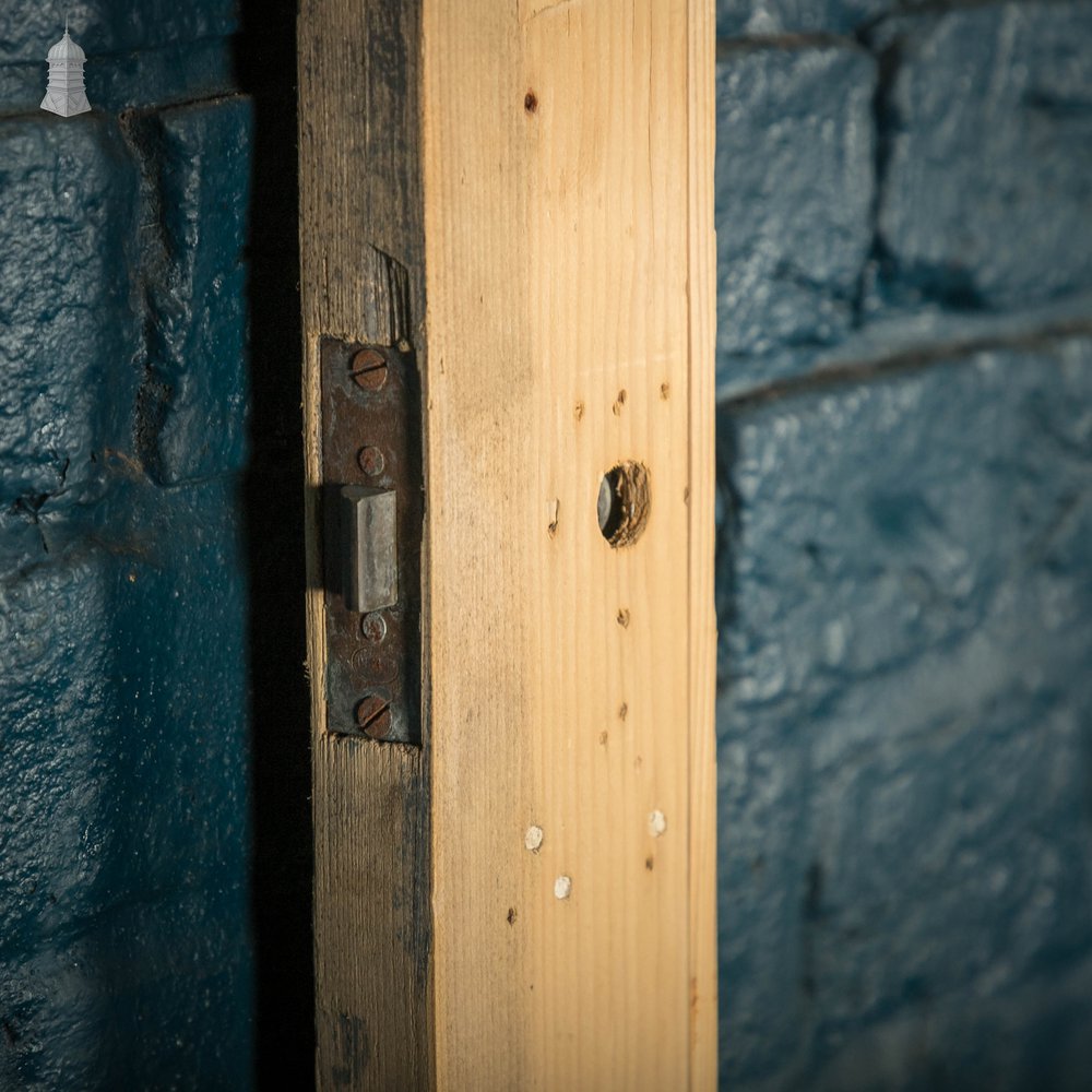 Half Glazed Door, Pine Moulded 3 Panel