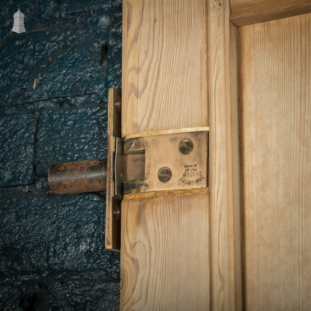 Pine Panelled Door, Moulded 6 Panel with Double Pivot Hinges