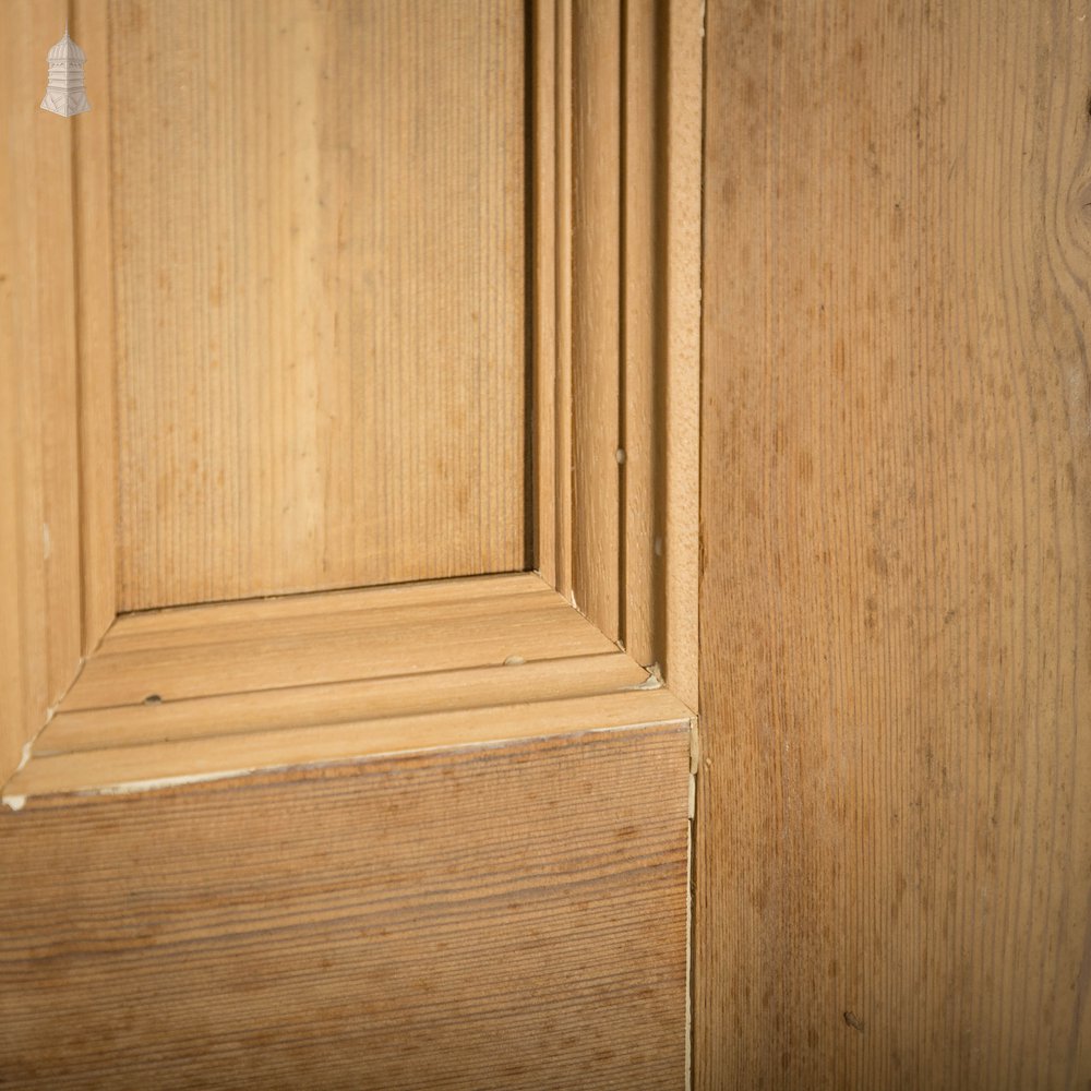 Pine Panelled Door, Moulded 6 Panel with Double Pivot Hinges