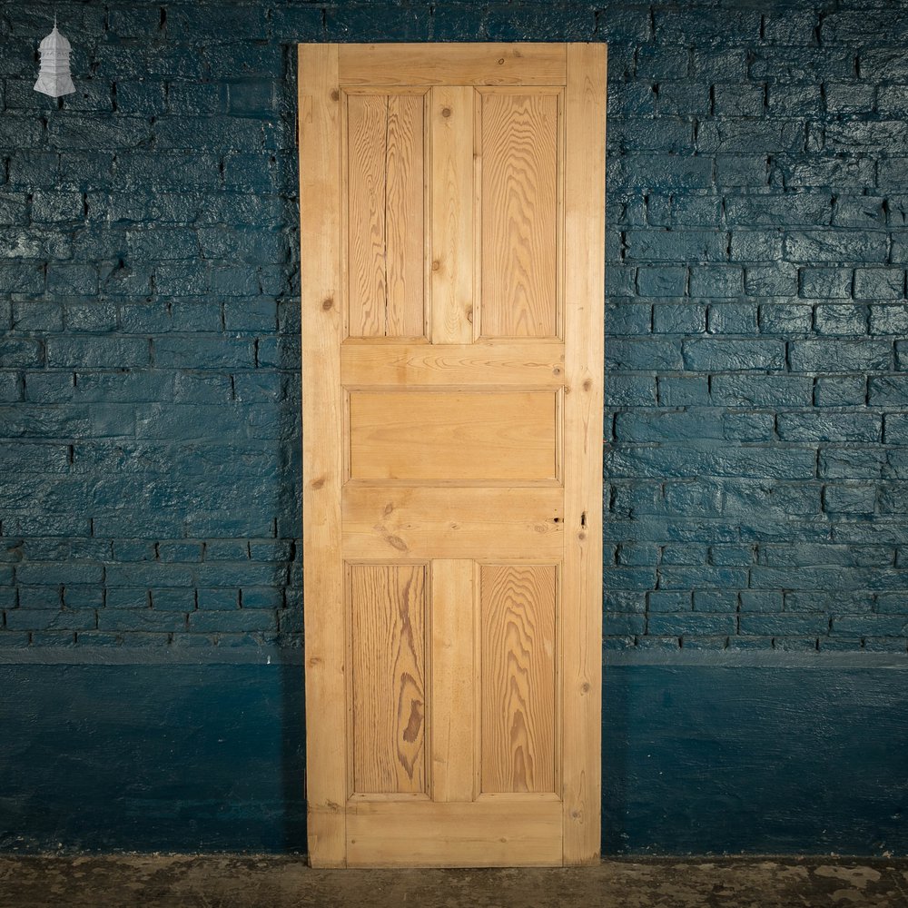 Pine Panelled Door, 5 Panel