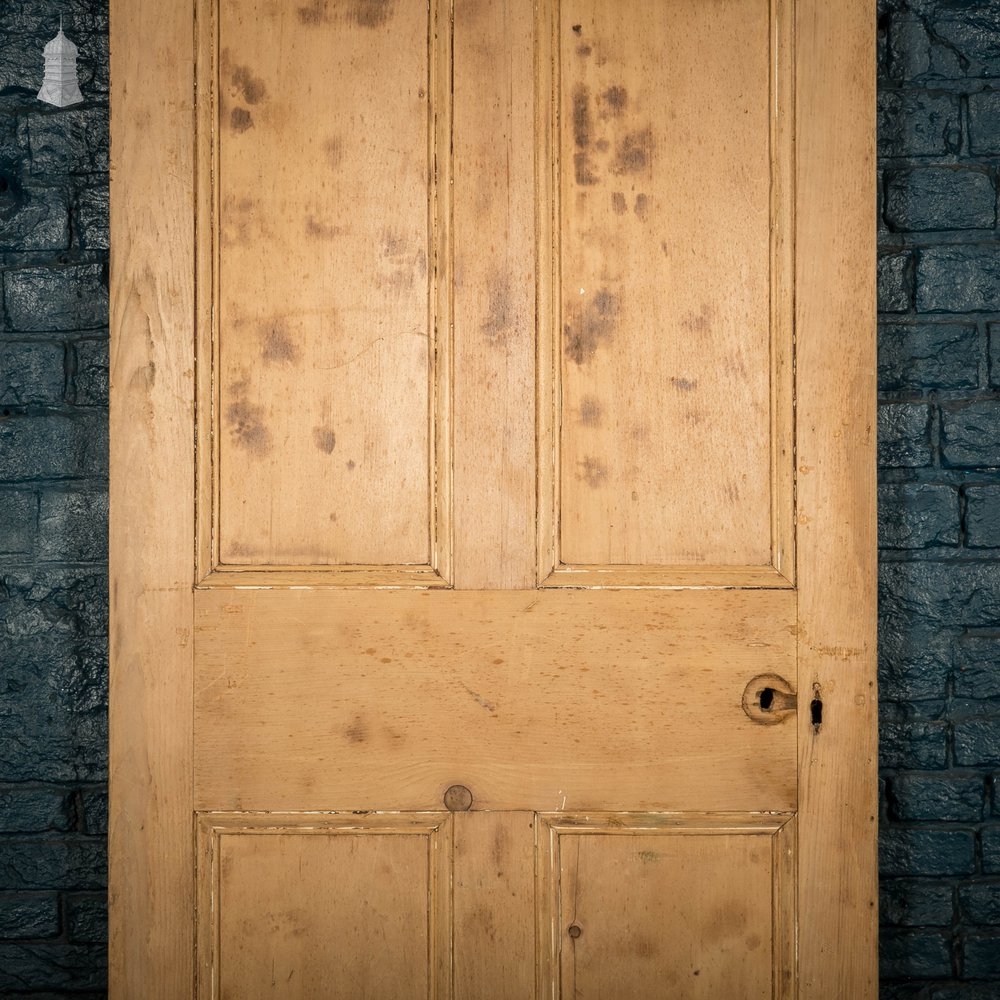 Pine Panelled Door, 6 Moulded Panel Door