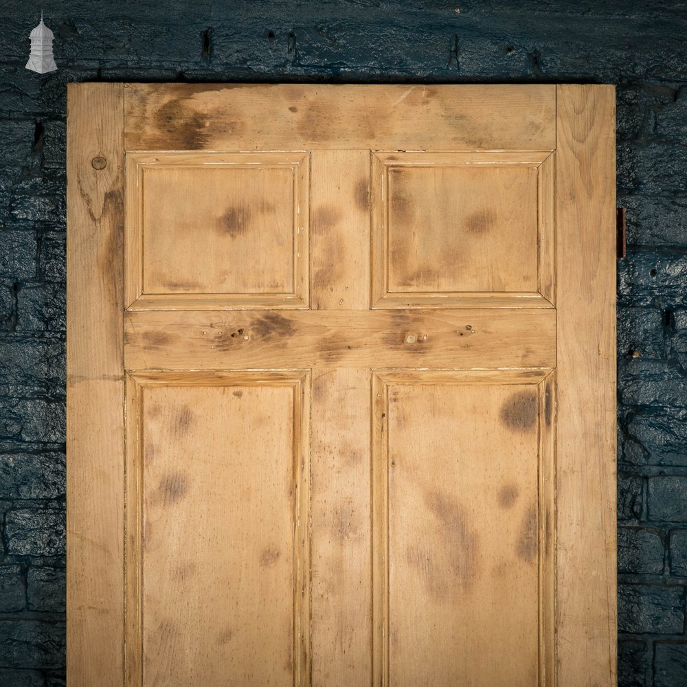 Pine Panelled Door, 6 Moulded Panel Door