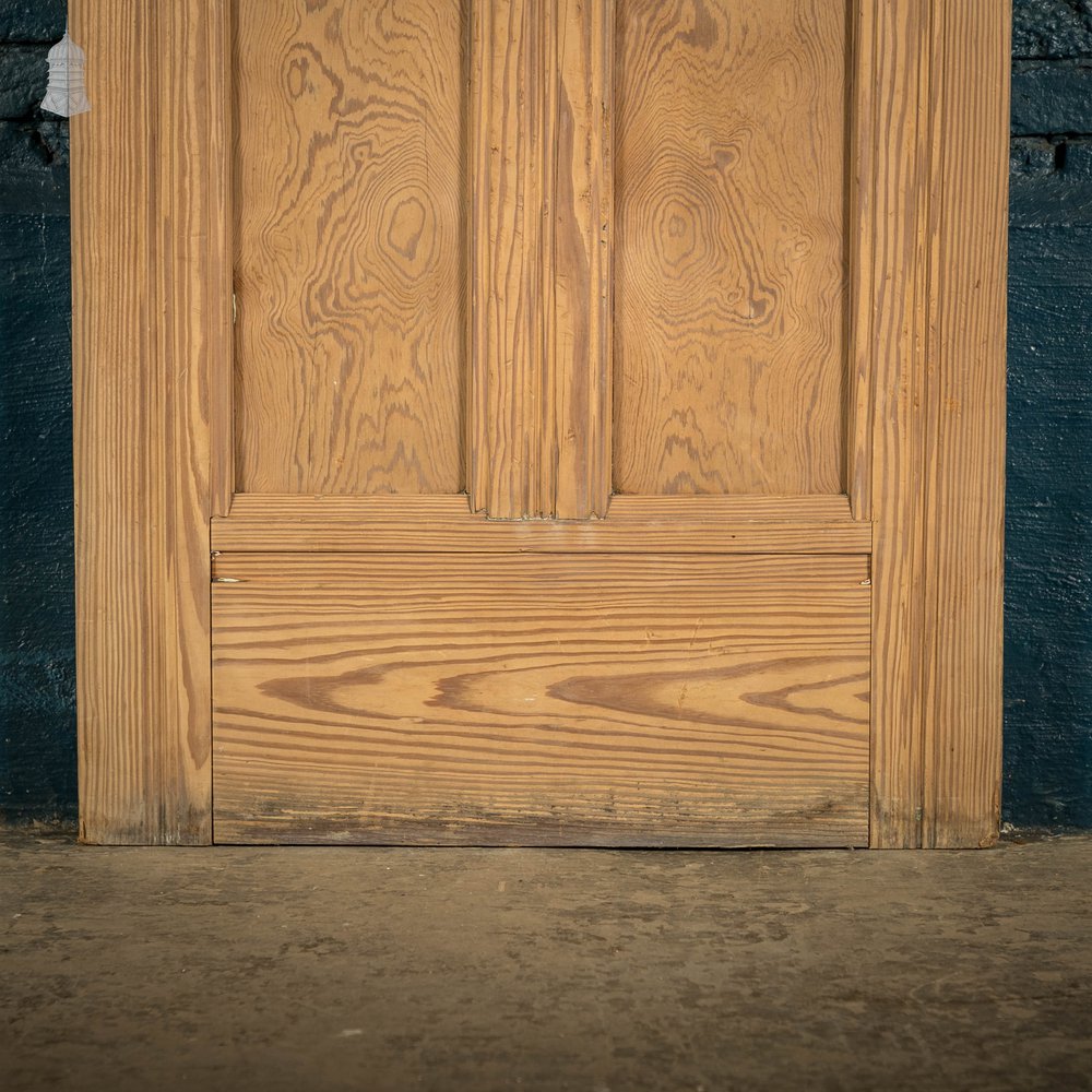 Pitch Pine Panelled Door, 6 Panel