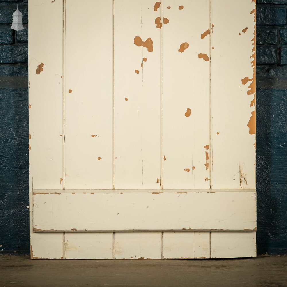 Ledged Plank Door, White Painted Pine