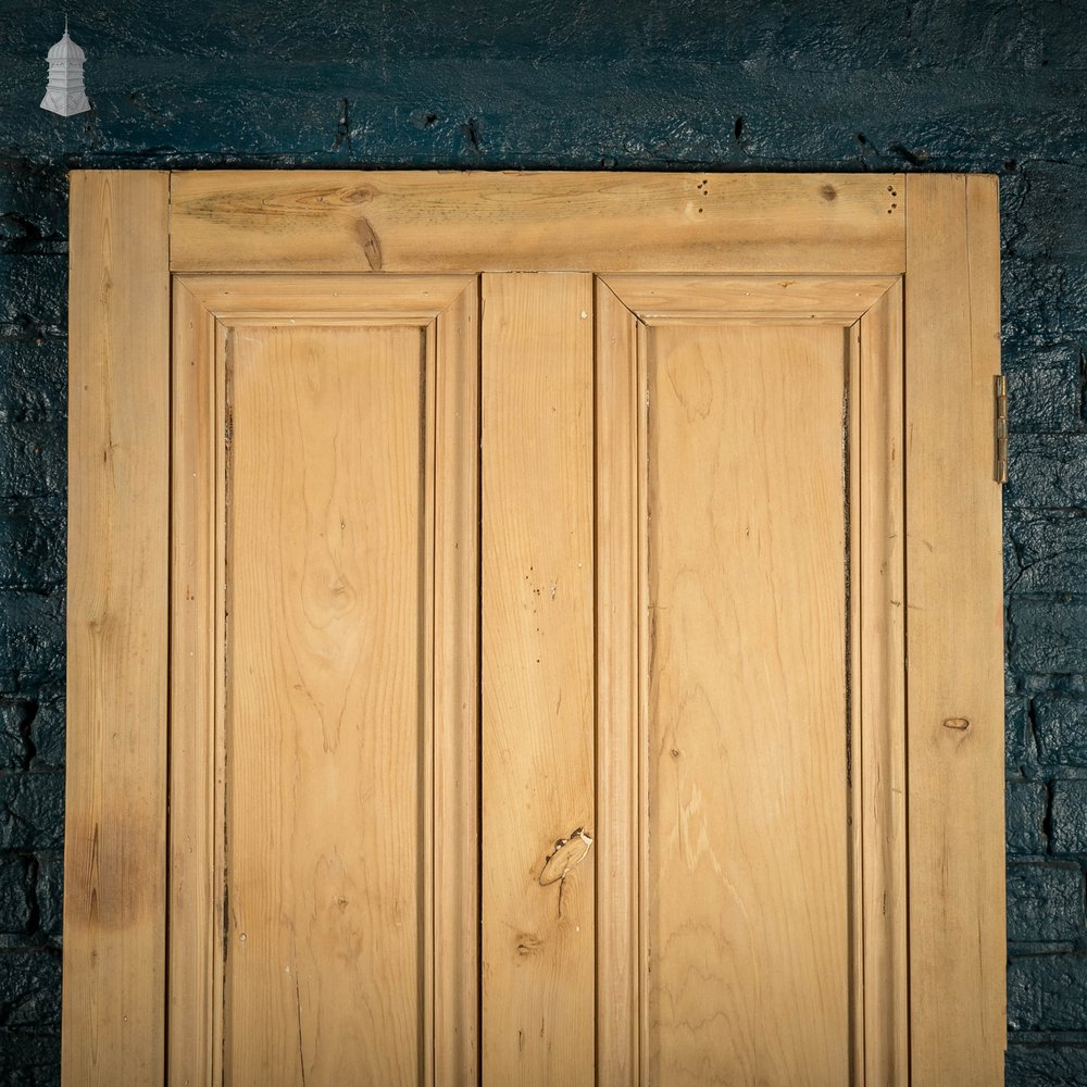 Pine Panelled Door, Moulded 4 Panel