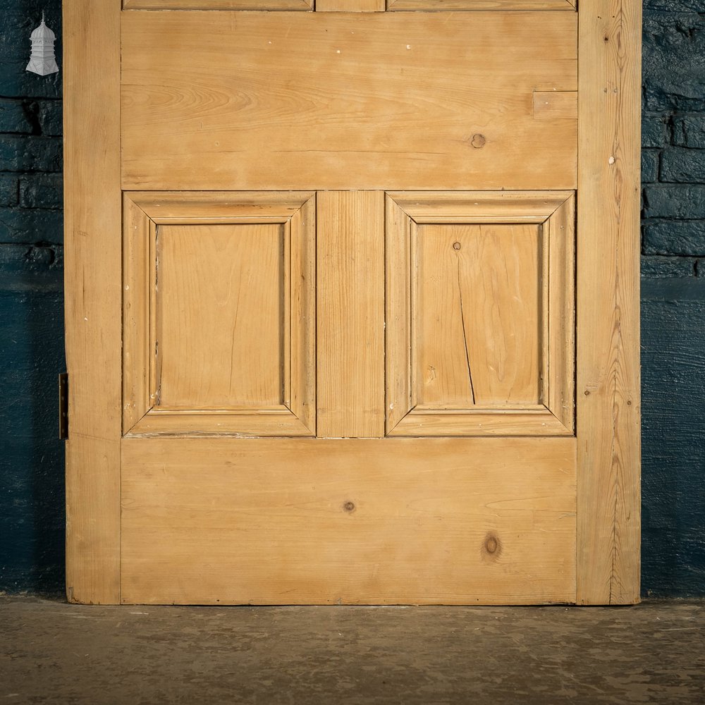 Pine Panelled Door, Moulded 4 Panel