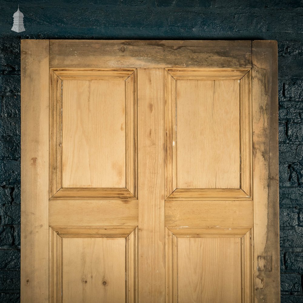 Pine Panelled Door, Moulded 6 Panel