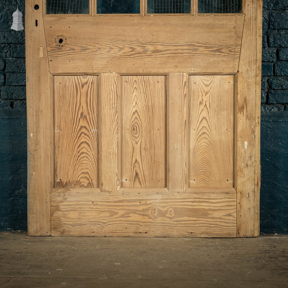 Half Glazed Door, Fitted with Wired Safety Glass