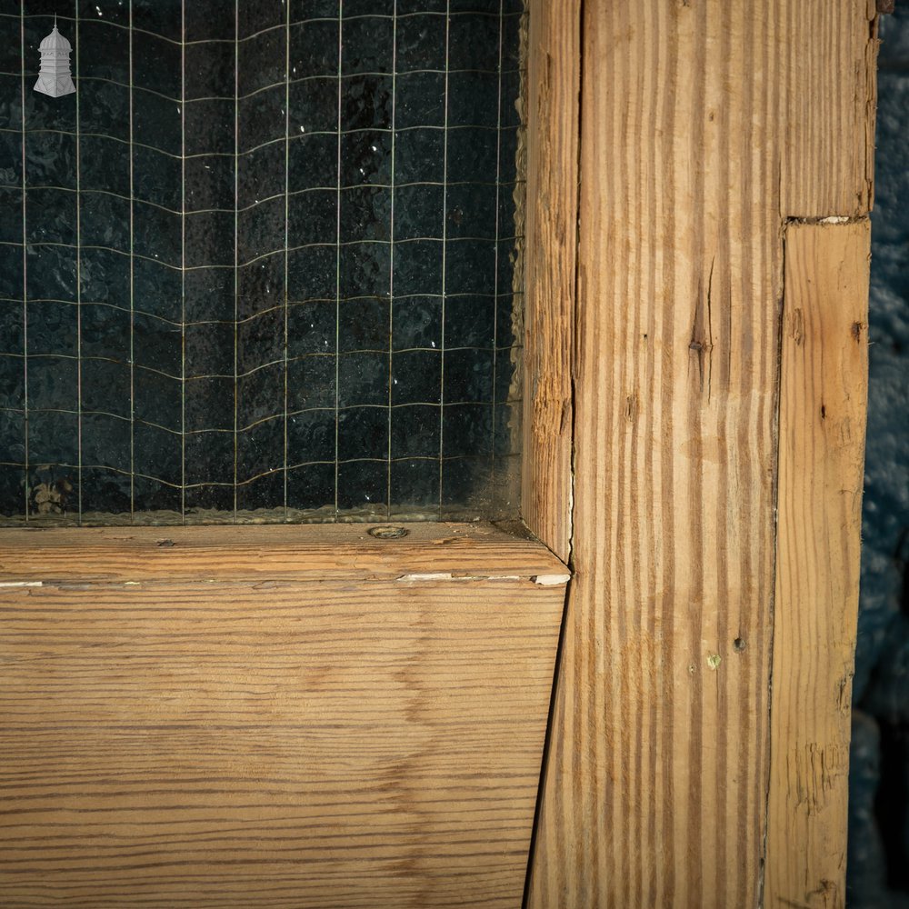 Half Glazed Door, Fitted with Wired Safety Glass