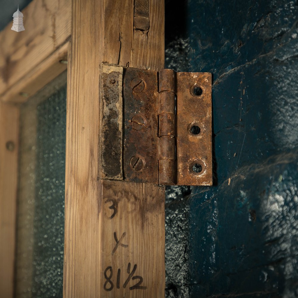 Half Glazed Door, Fitted with Wired Safety Glass