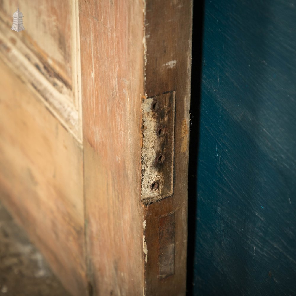 Glazed Pine Door, Moulded 6 Panel