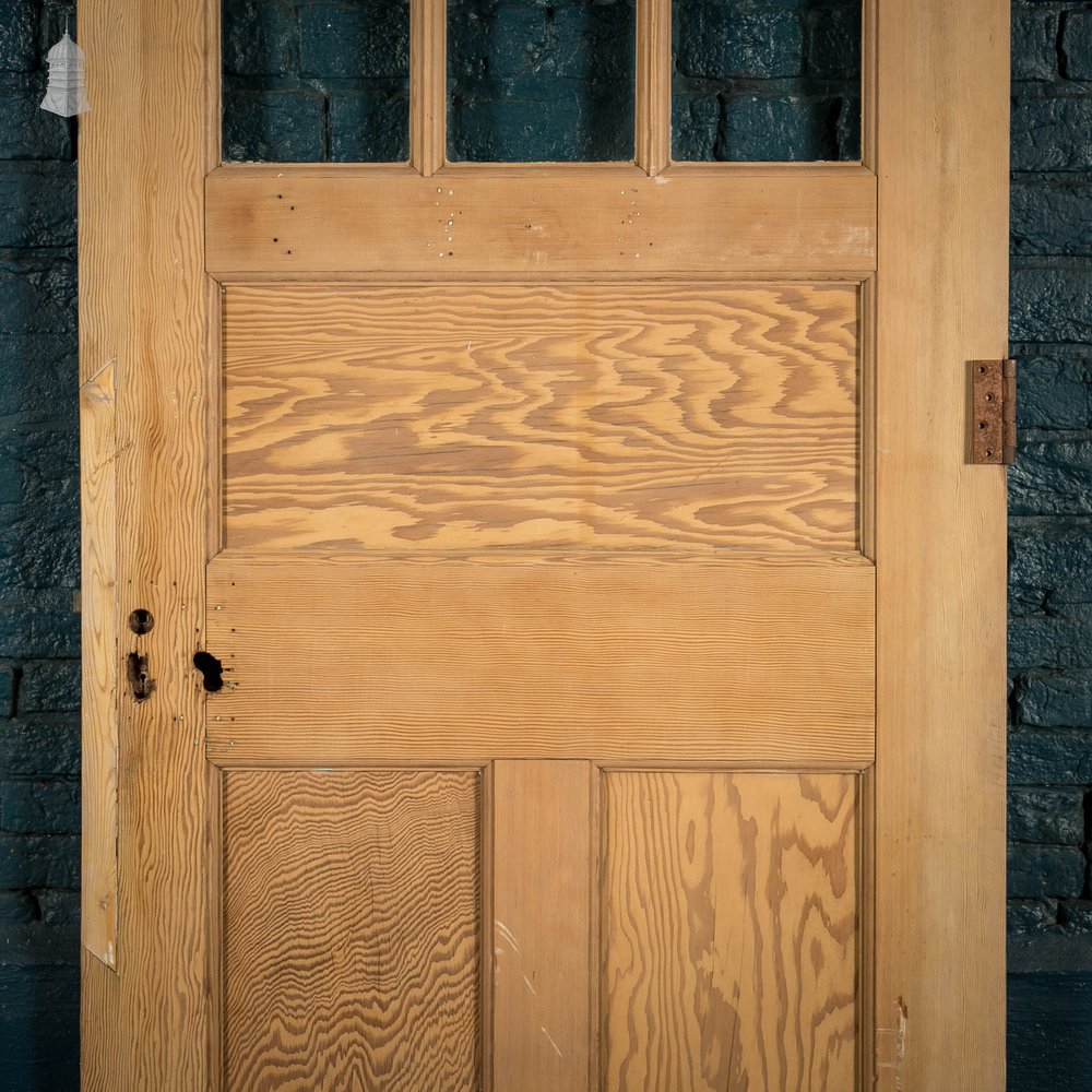 Half Glazed Pine Door