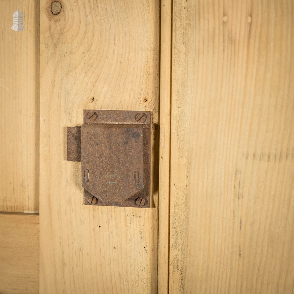 Pine Cupboard Doors, Pair of Panelled Cupboard Doors