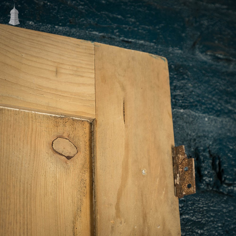 Pine Cupboard Doors, Pair of Panelled Cupboard Doors