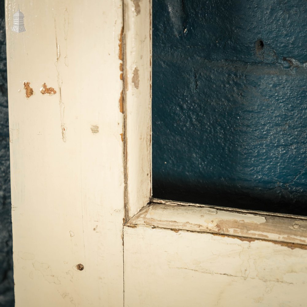 Half Glazed Door, Panelled with White Painted Finish