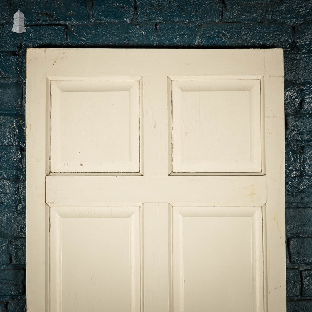 Pine Panelled Door, 6 Panel White Painted