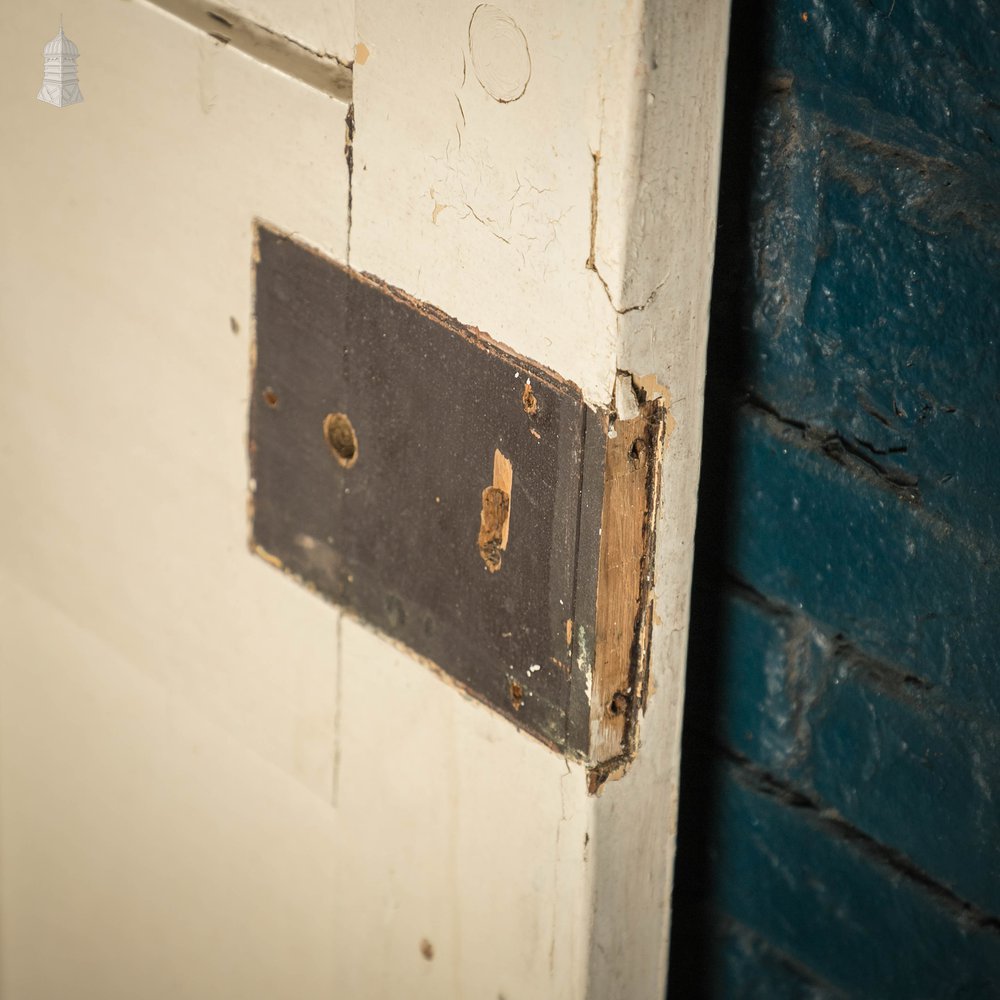 Pine Panelled Door, White Painted Pine 4 Panel