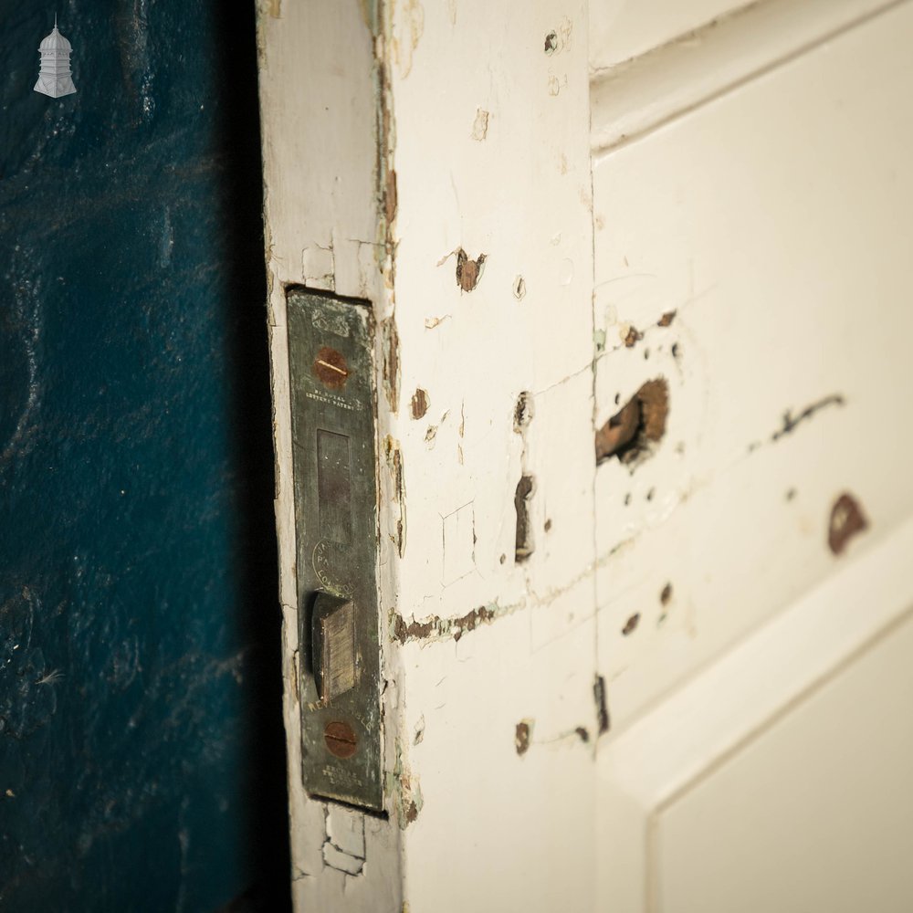 Pine Panelled Door, White Painted Pine 4 Panel