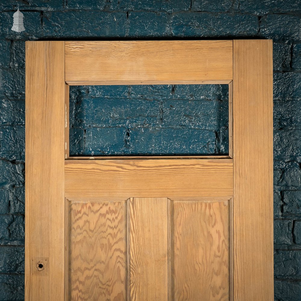 Half Glazed Door, Moulded 5 Panel Pine