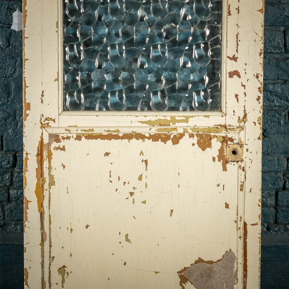 Half Glazed Door, 3 Panel Textured Glass