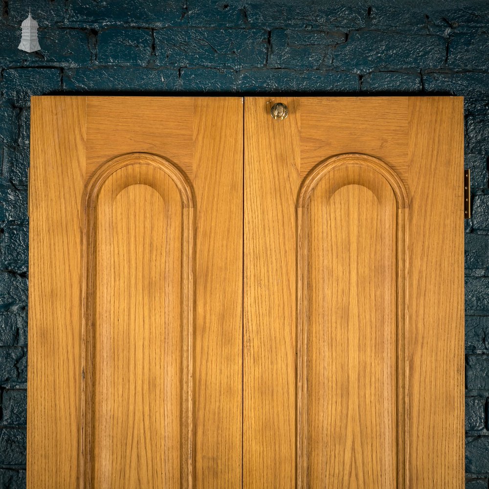 Oak Double Doors, Pair of Moulded 2 Panel Doors