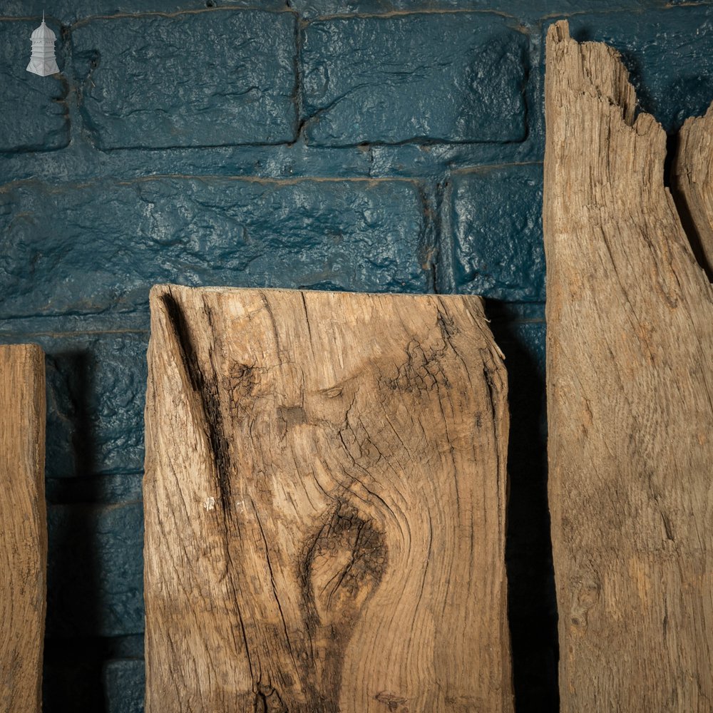 Distressed Oak Pilings, Weathered Natural Finish Batch of 39 – 11 Square Metres