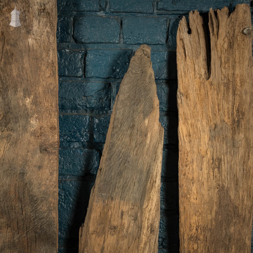 Distressed Oak Pilings, Weathered Natural Finish Batch of 28 – 8.5 Square Metres