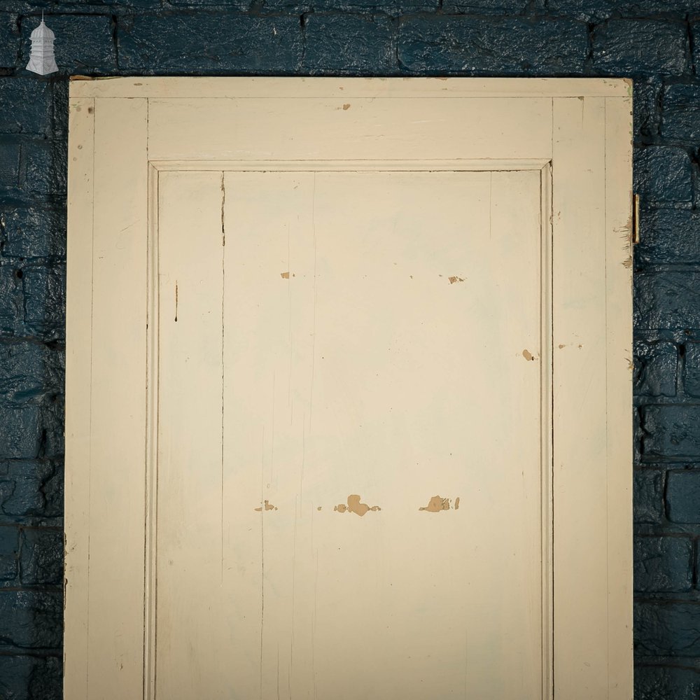 Pine Panelled Door, 2 Panel, White Painted