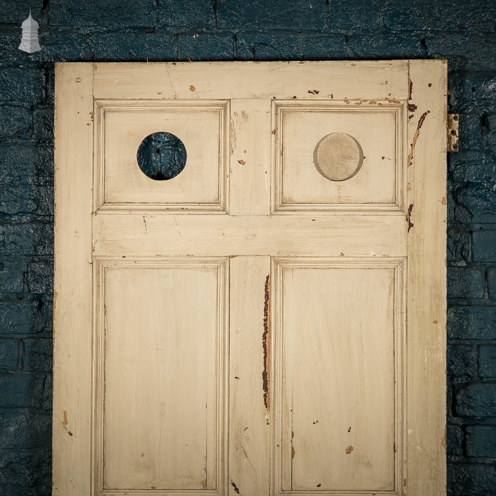 Pine Panelled Door, Moulded 6 Panel, White Painted