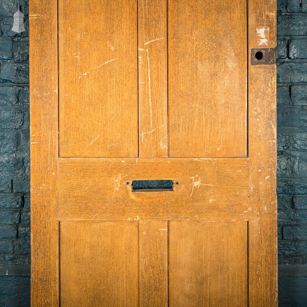 Pine Panelled Door, Painted 4 Panel Front Door