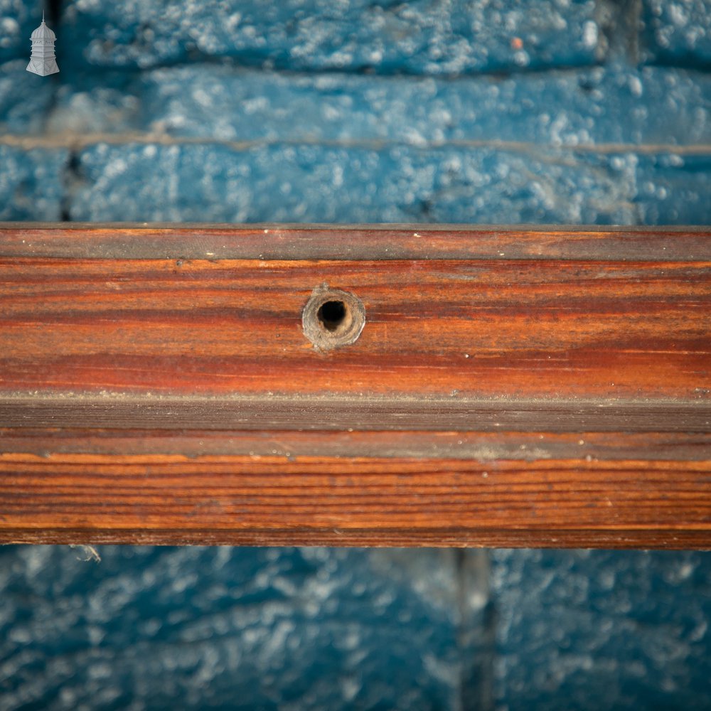 Folding Table Shelf, Wall Mounted, Victorian, Pitch Pine