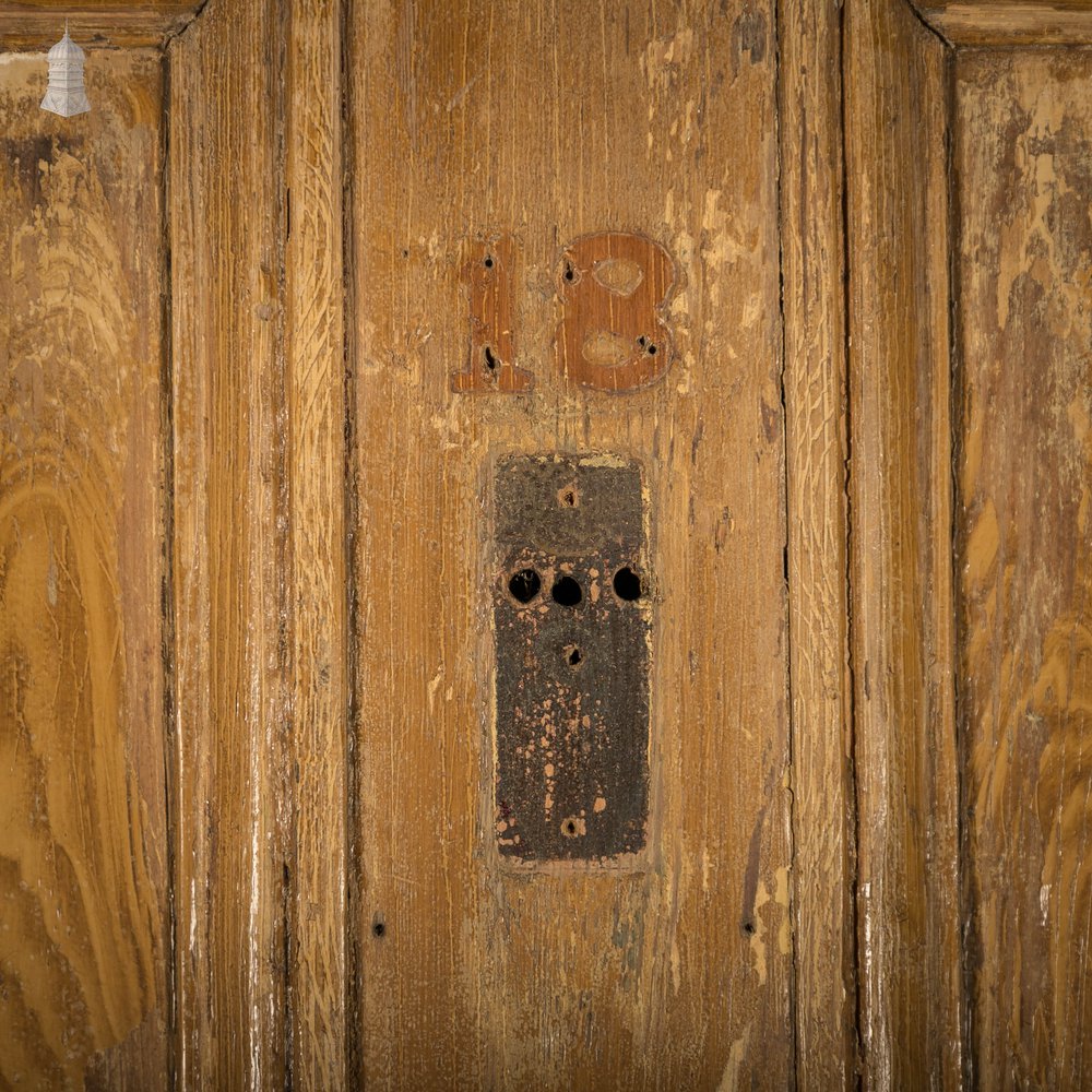 Pine Panelled Door, Moulded 4 Panel Front Door