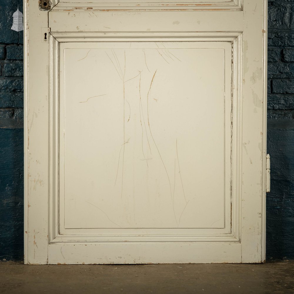 Pine Panelled Door, 2 Panel French Style