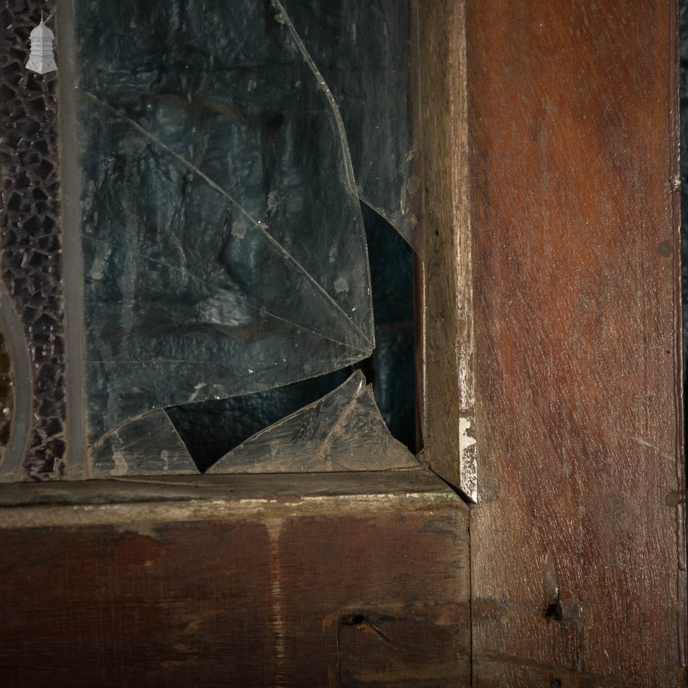 Half Glazed Door, Leaded Stained Glass