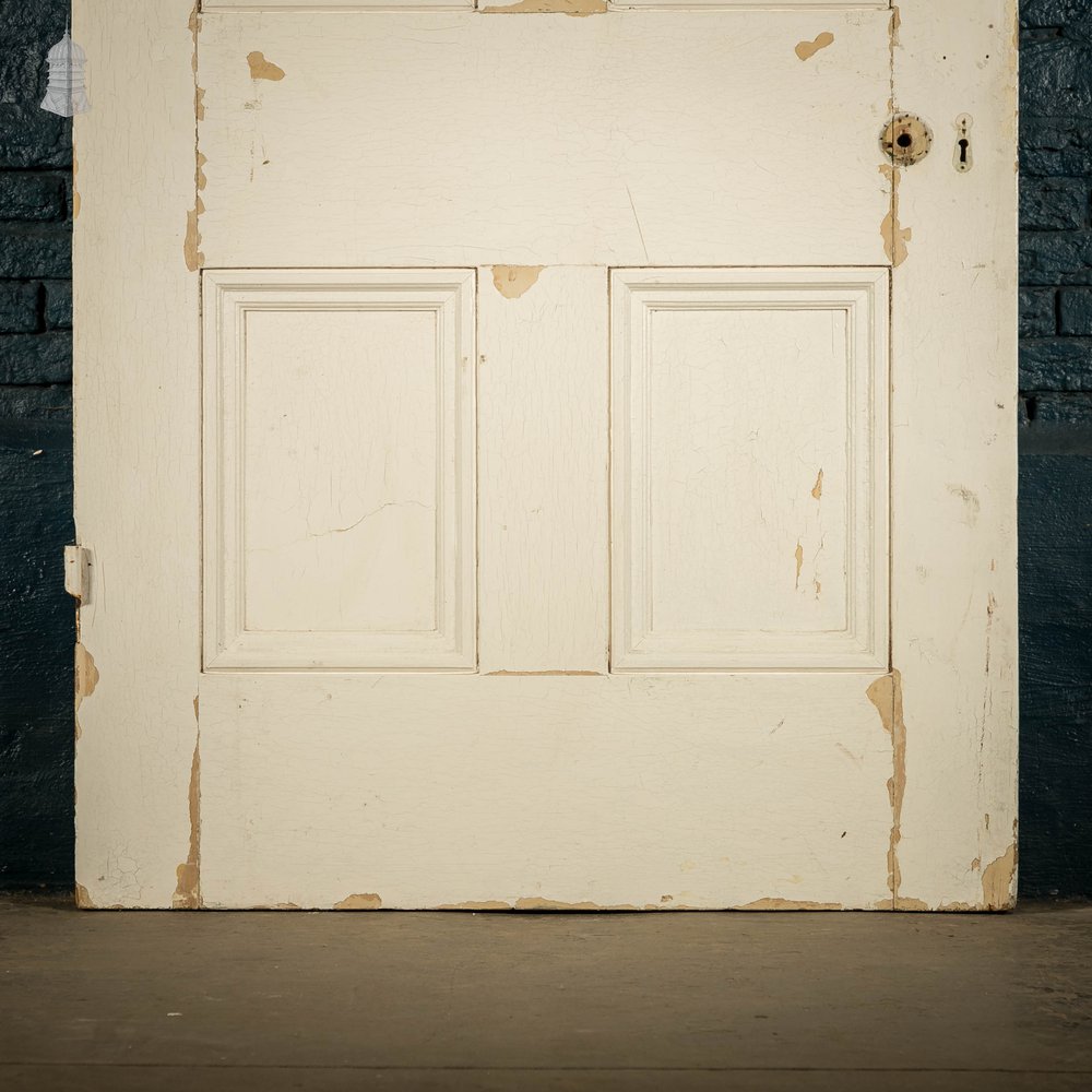 Pine Panelled Door, 4 Panel White Painted