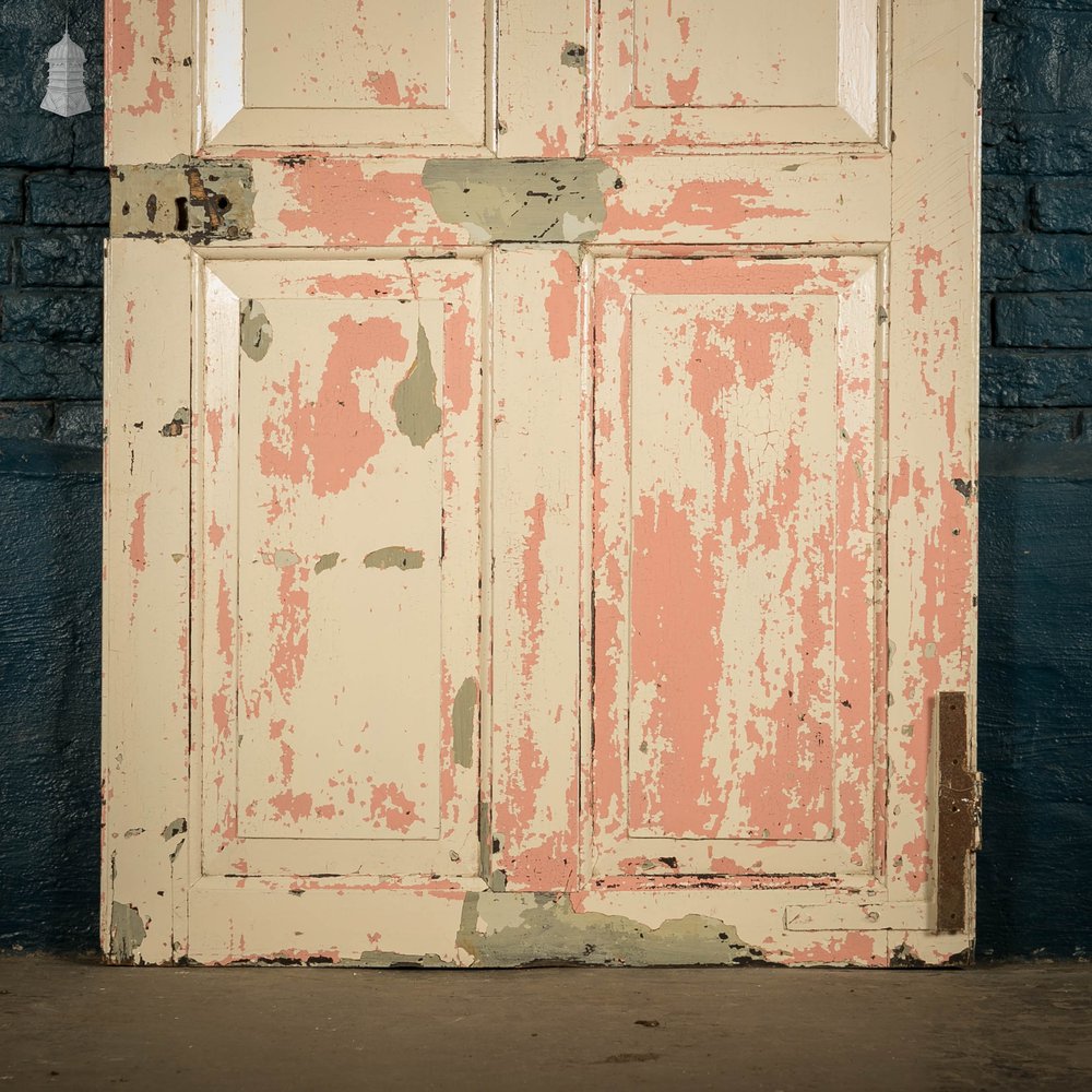 Pine Panelled Door, 6 Panel White Painted