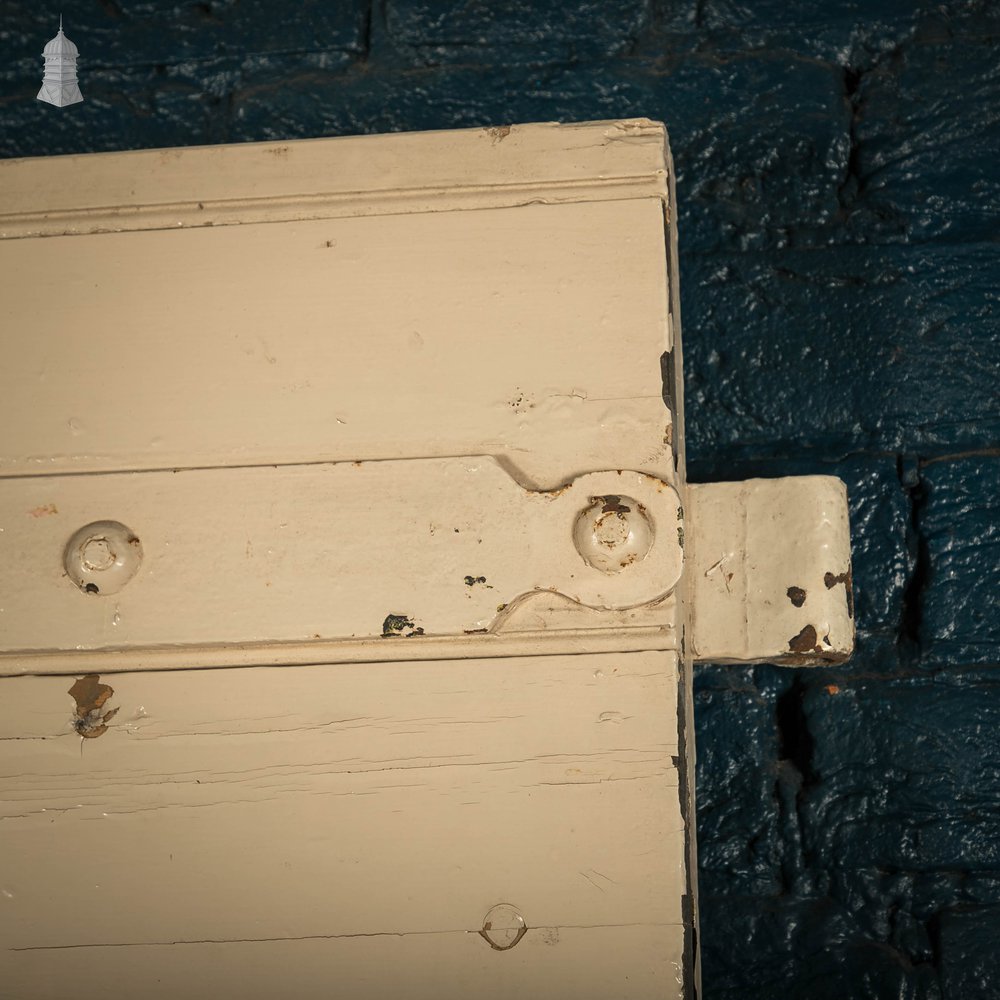 Pitch Pine and Steel Door, Heavy Duty Victorian Security Door