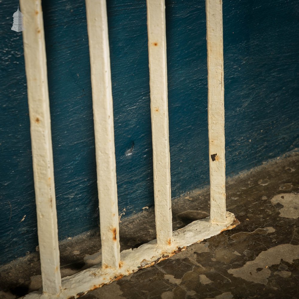 Cast Iron Railings, White Painted