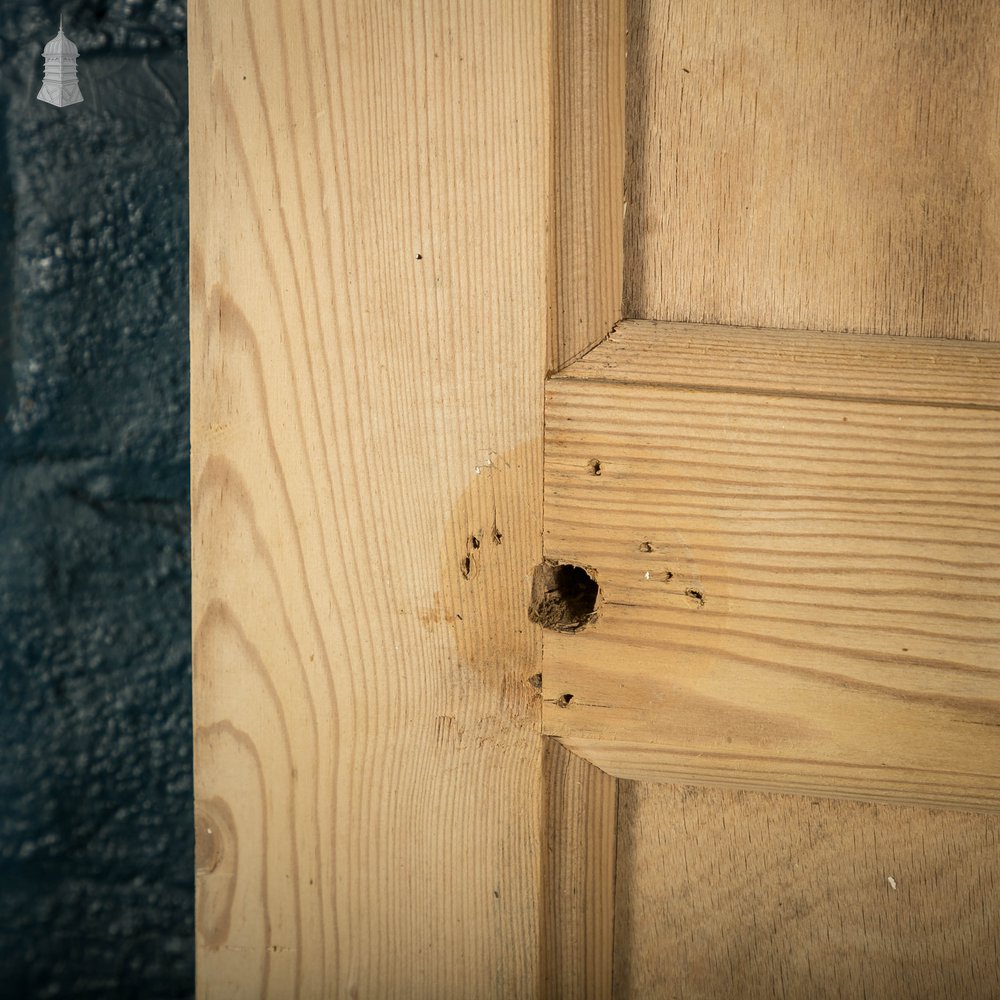 Pine Panelled Door, 4 Panel