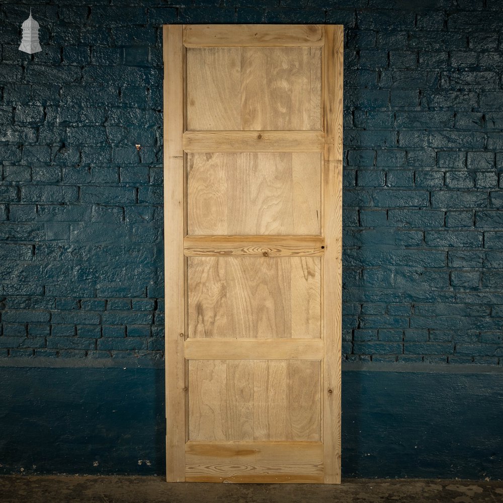 Pine Panelled Door, 4 Panel