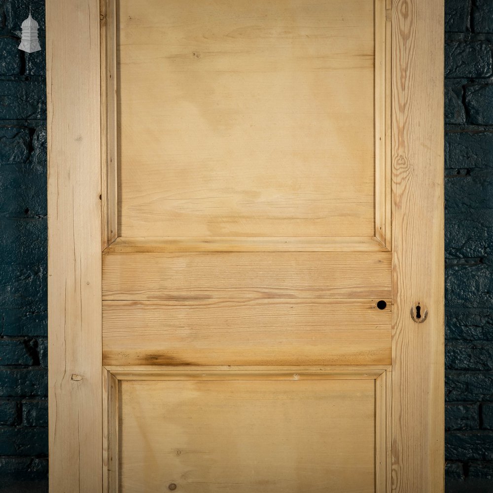 Pine Panelled Door, 3 Panel