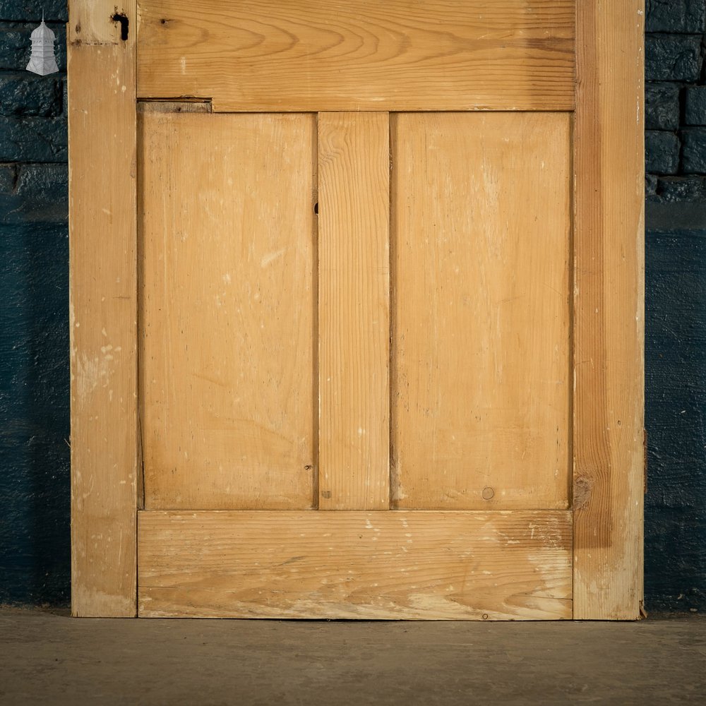 Pine Panelled Door, Moulded 4 Panel