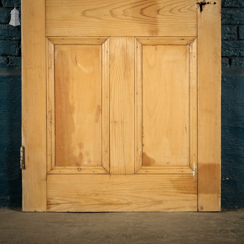 Pine Panelled Door, Moulded 4 Panel