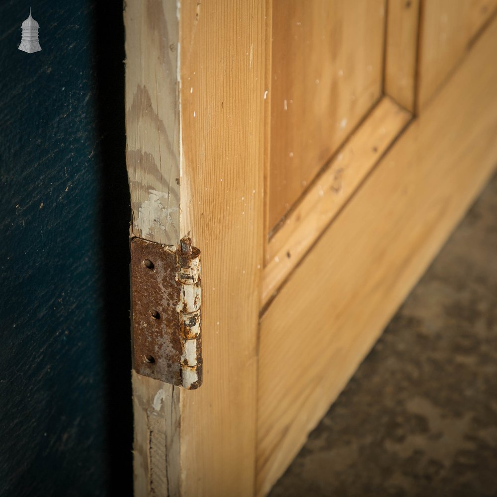 Pine Panelled Door, Moulded 4 Panel