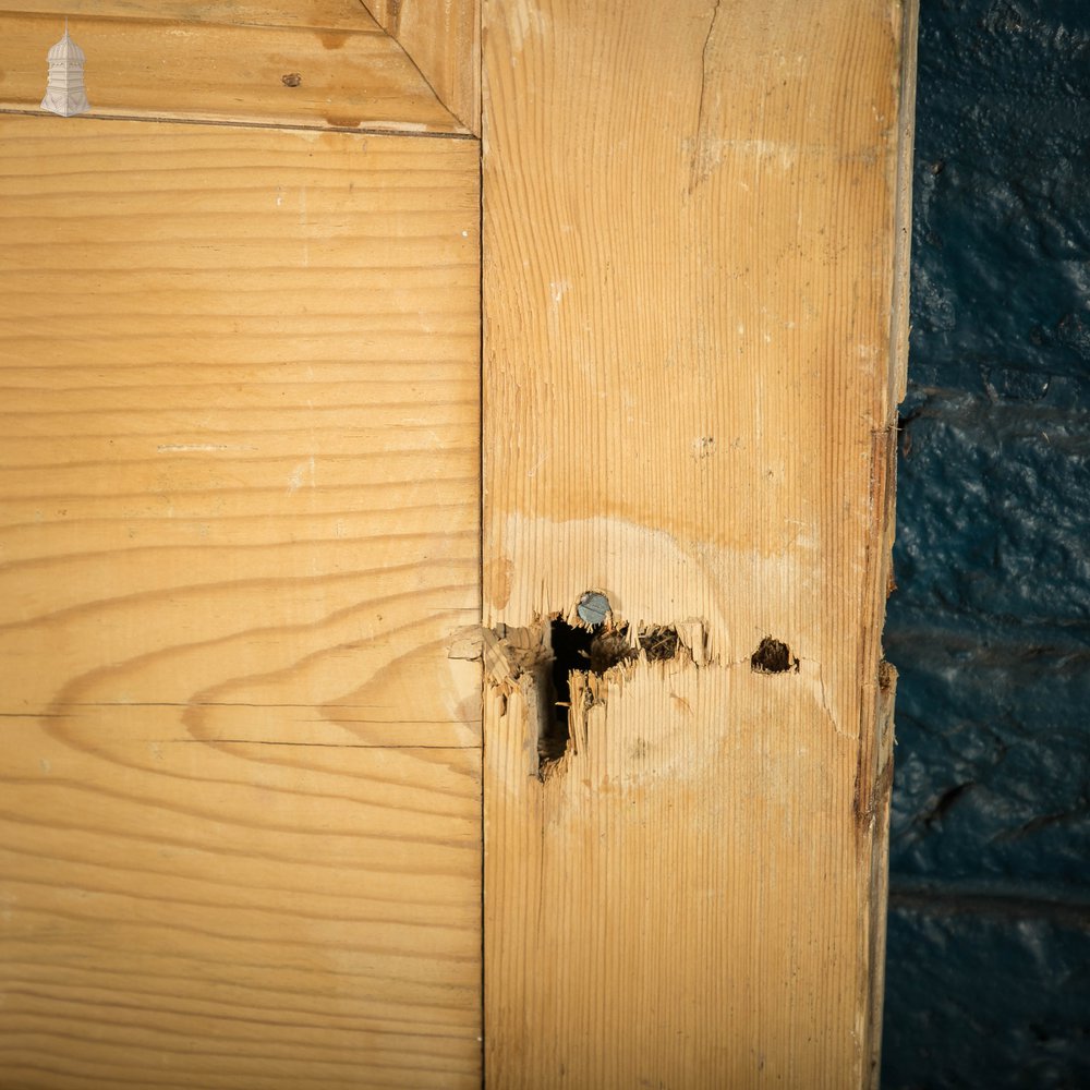 Pine Panelled Door, Moulded 4 Panel