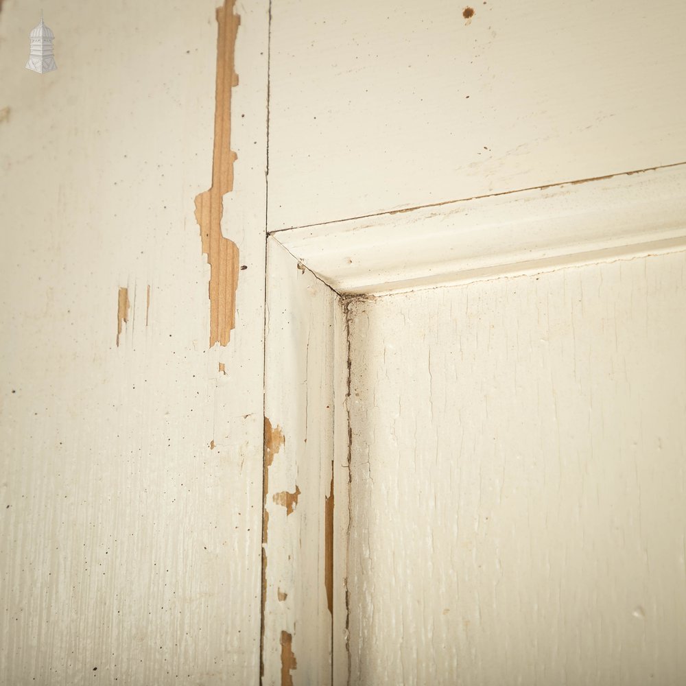 Pine Panelled Door, 4 Panel White Painted