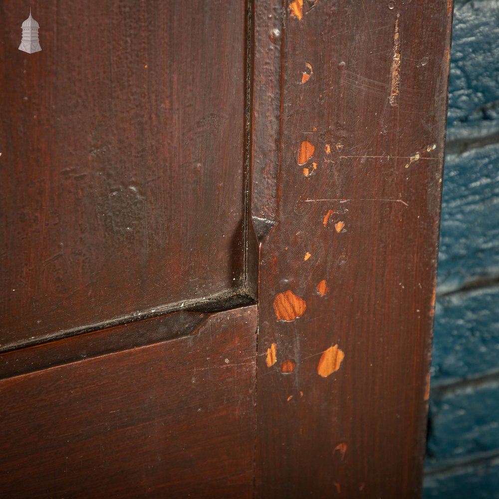 Pitch Pine Panelled Door, 4 Panel