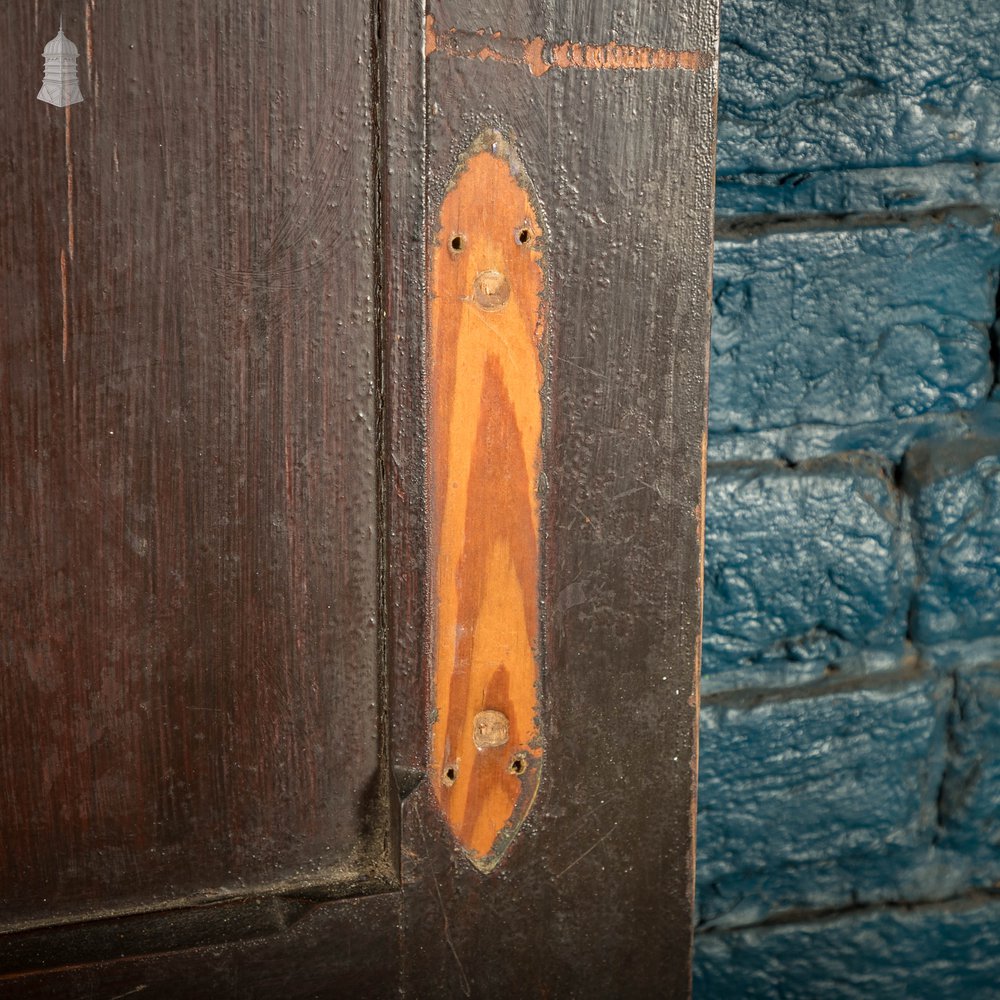 Pitch Pine Panelled Door, 4 Panel